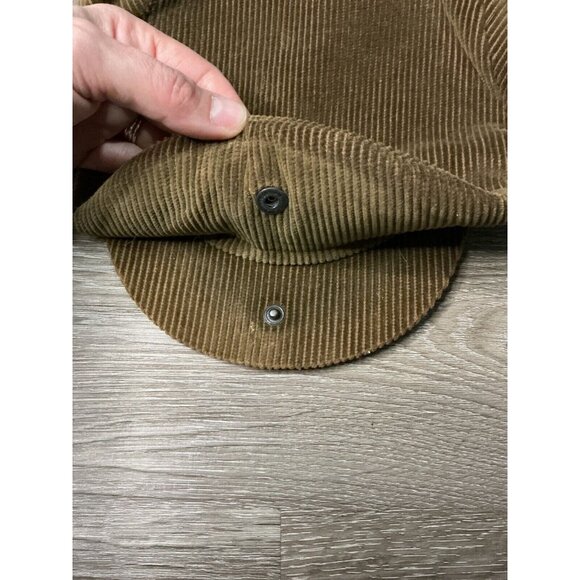 Vintage Corduroy Mens‎ Brown Newsboy Cap Stevenson Made in Italy - Picture 7 of 7